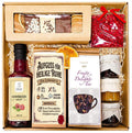 Geschenkkorb – Honig, Tee, Sirup, Schokolade und Lebkuchen