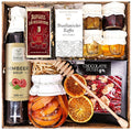Geschenkkorb – Honig, Tee, Kaffee, Konfitüre, Schokolade